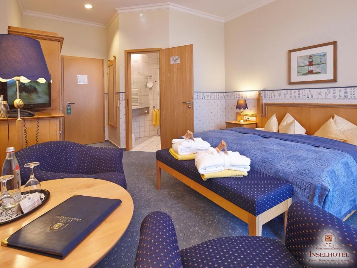Inselhotel Vierjahreszeiten Borkum Buitenkant foto