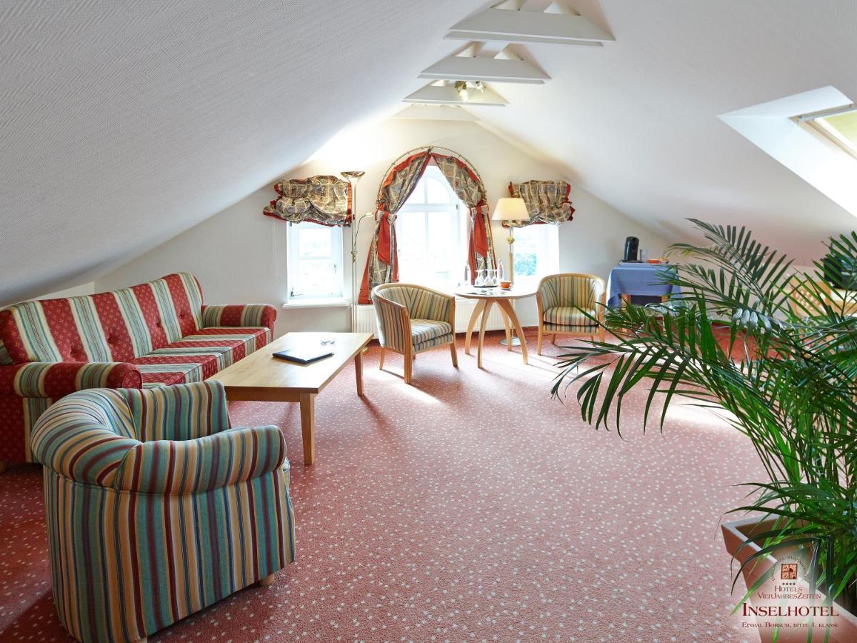 Inselhotel Vierjahreszeiten Borkum Buitenkant foto