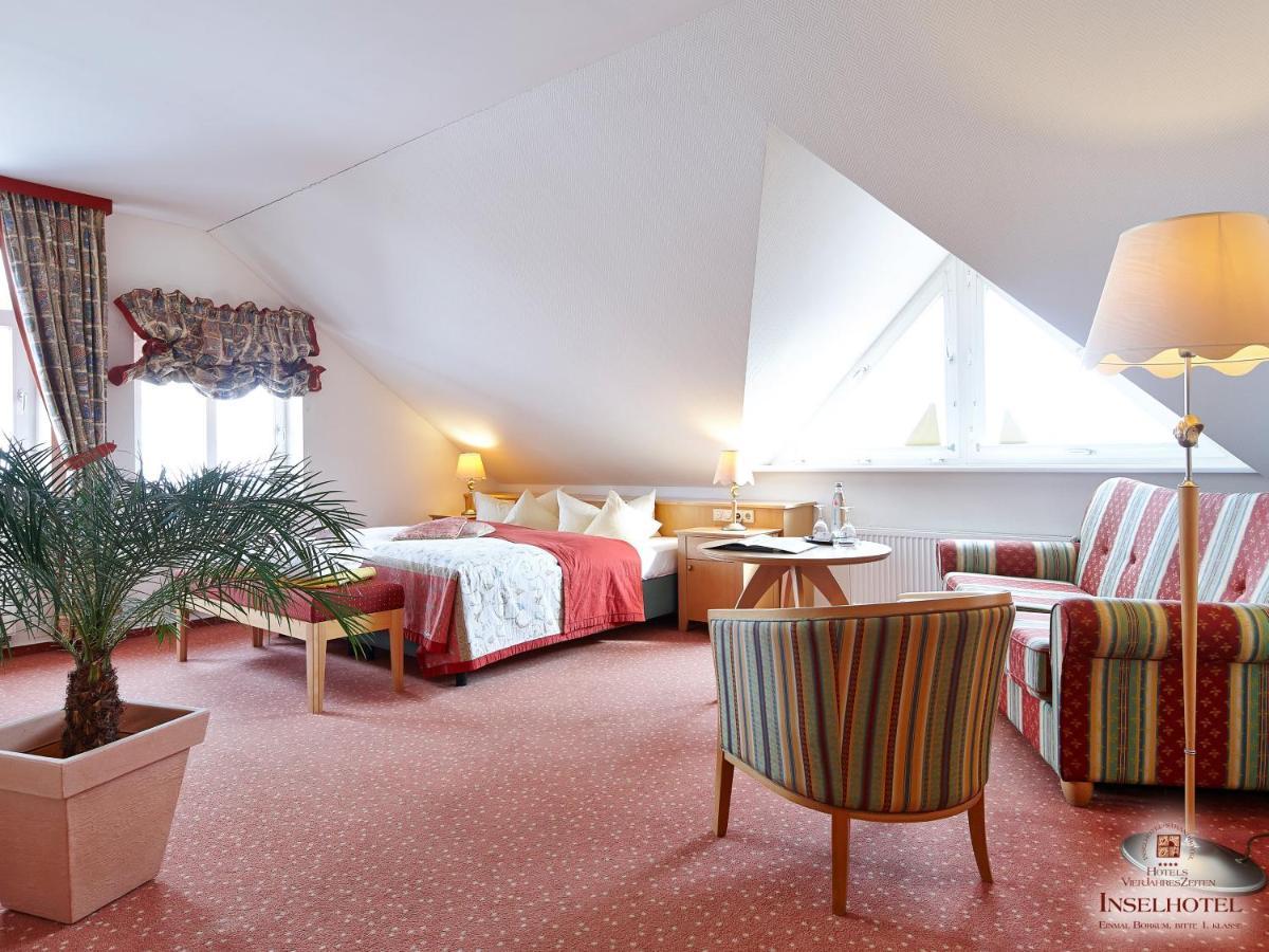 Inselhotel Vierjahreszeiten Borkum Buitenkant foto