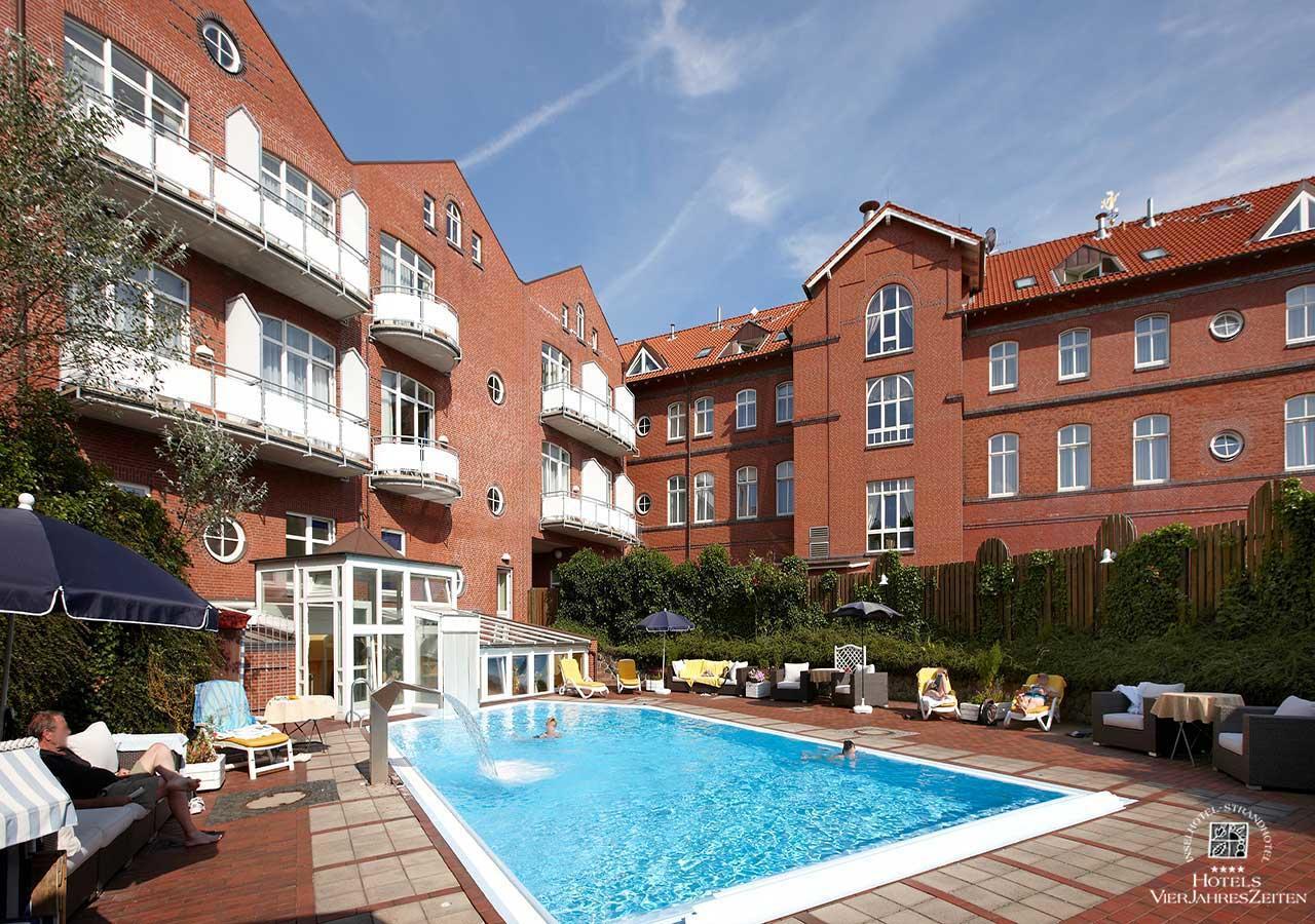Inselhotel Vierjahreszeiten Borkum Buitenkant foto